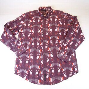 Versace Classic V2 Shirt Long Sleeve Geometric Size 41/16